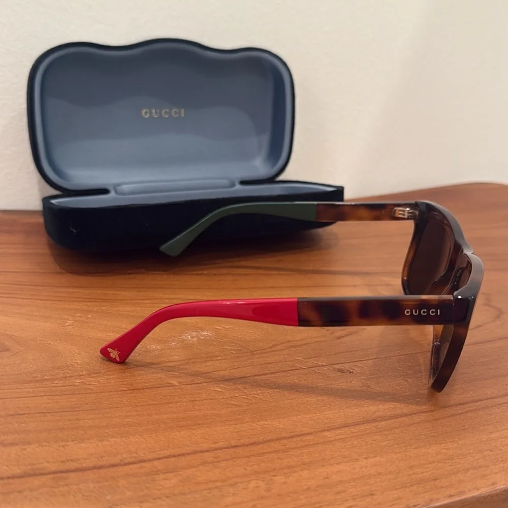 Gucci Brown Aviator Sunglasses - Picture 3 of 4